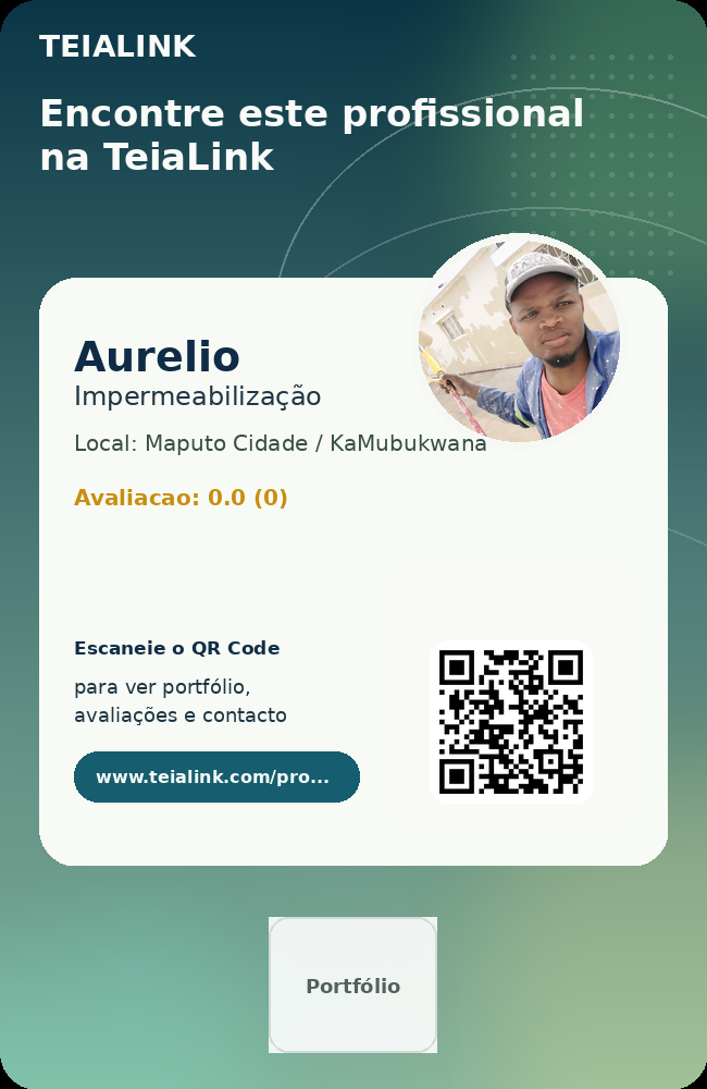 Cartão frente de Aurelio