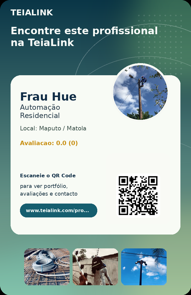 Cartão frente de Frau Hue