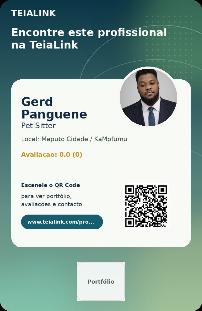 Cartão frente de Gerd Panguene