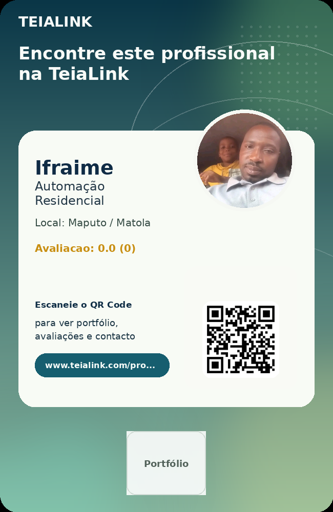 Cartão frente de Ifraime