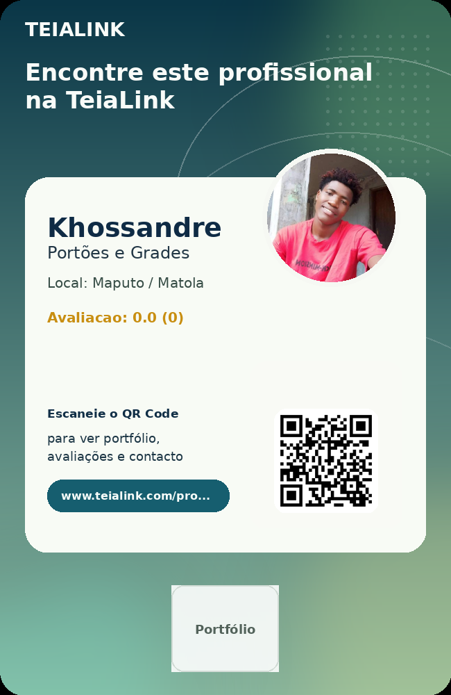 Cartão frente de Khossandre