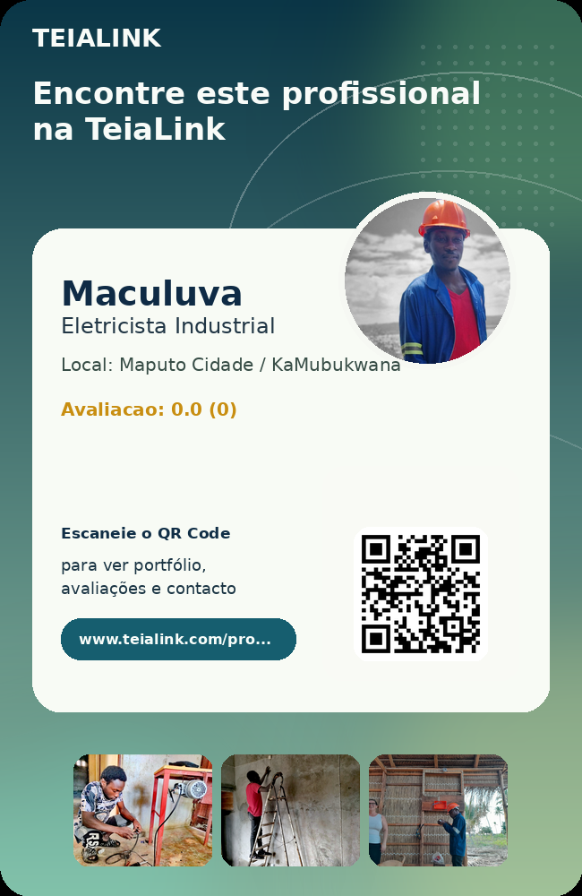 Cartão frente de Maculuva