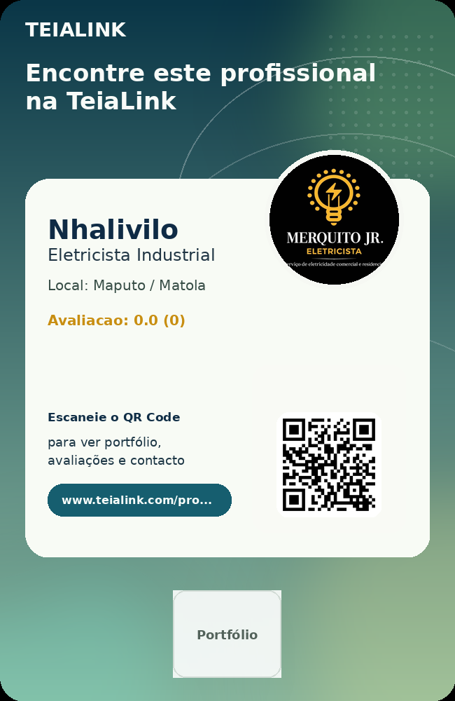 Cartão frente de Nhalivilo