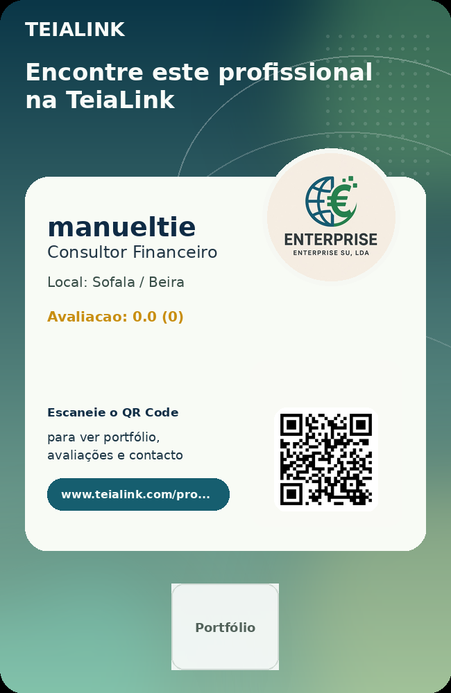 Cartão frente de manueltie